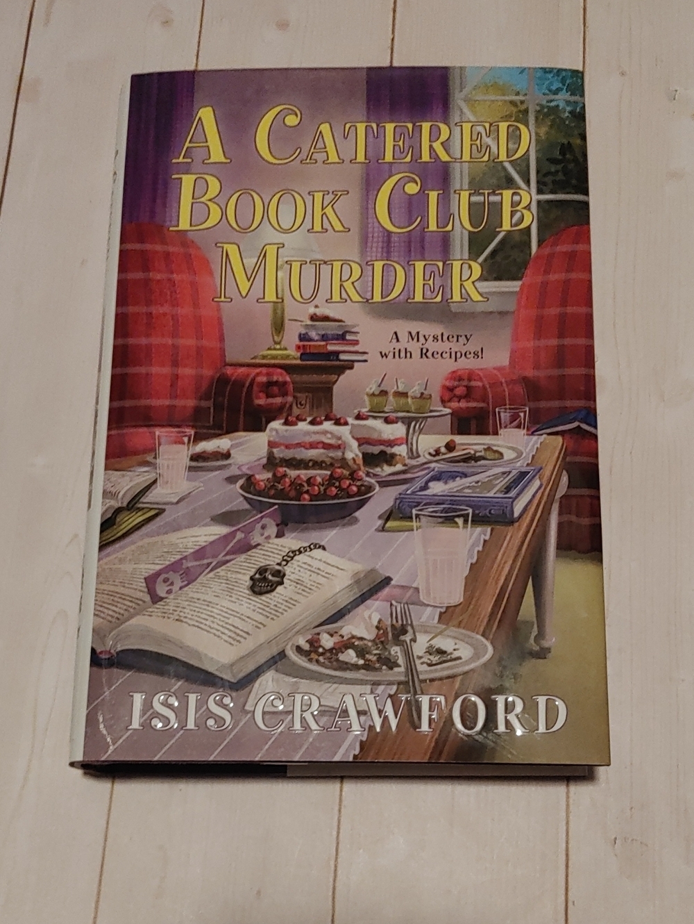 A Catered Book Club Murder Adult cozy Mystery Fiction Book By Is Crawford